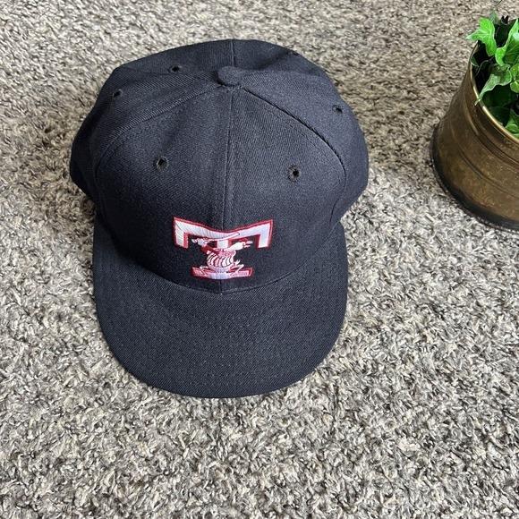 Toledo Mud Hens Hat Baseball Cap Fitted 7 1/2 New Era Vintage 90s 100% Wool - Picture 1 of 8
